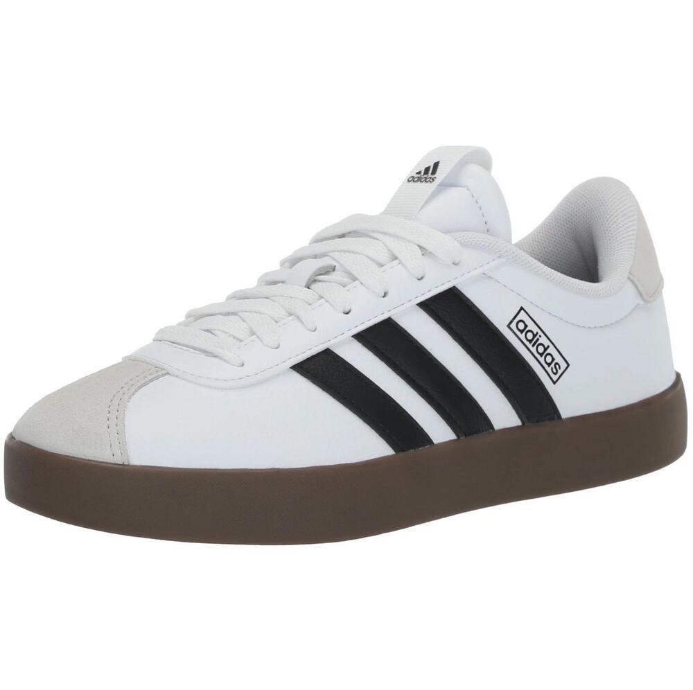 Adidas Mens VL Court 3 Sneaker Size 10 White Black Grey New Skateboard Shoe
